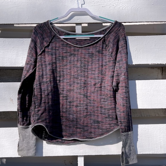 We The Free Tops - We The Free Purple Black Grey Top Size Large